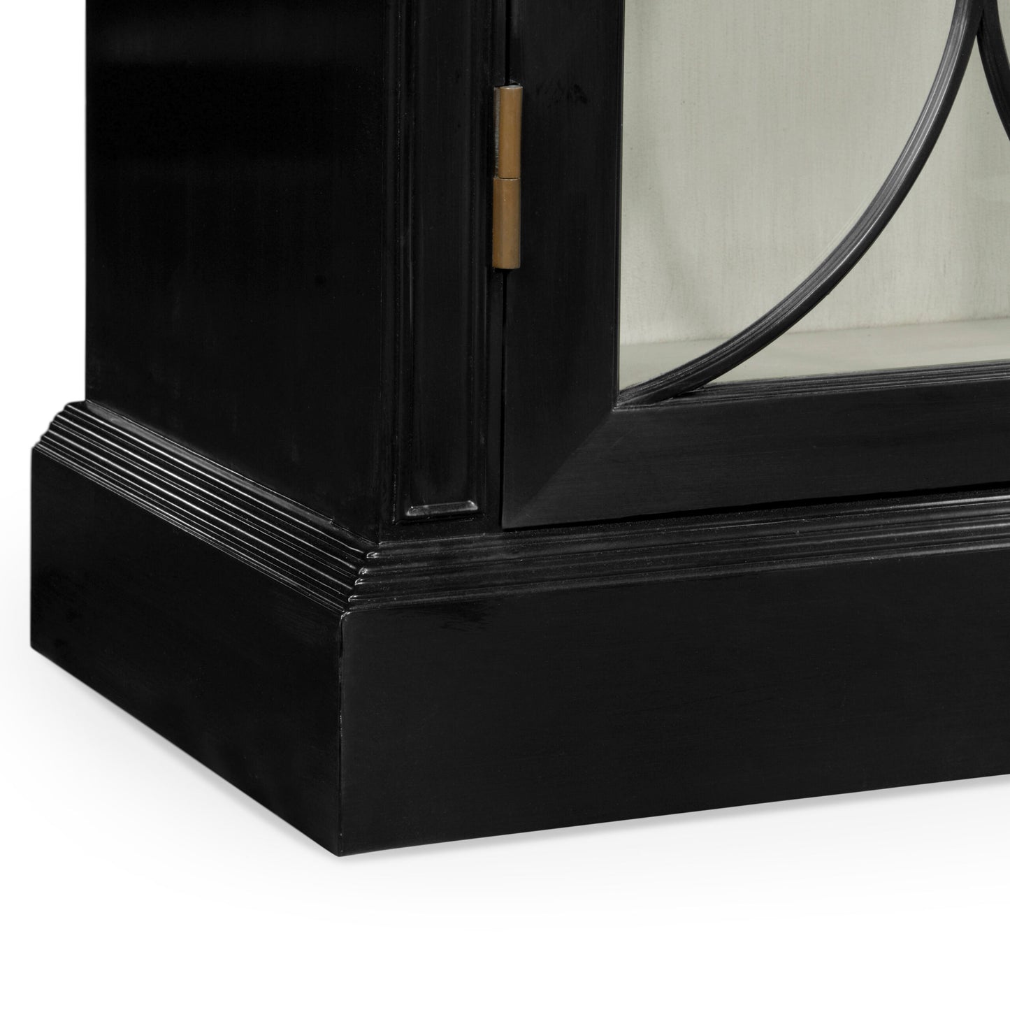 Formal Black Display Cabinet | Jonathan Charles