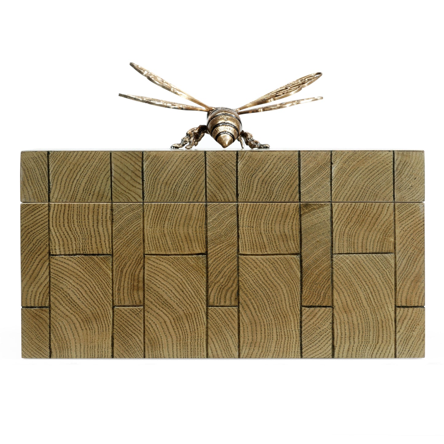 Rectangular Oyster Honeycomb Oak Bee Box | Jonathan Charles