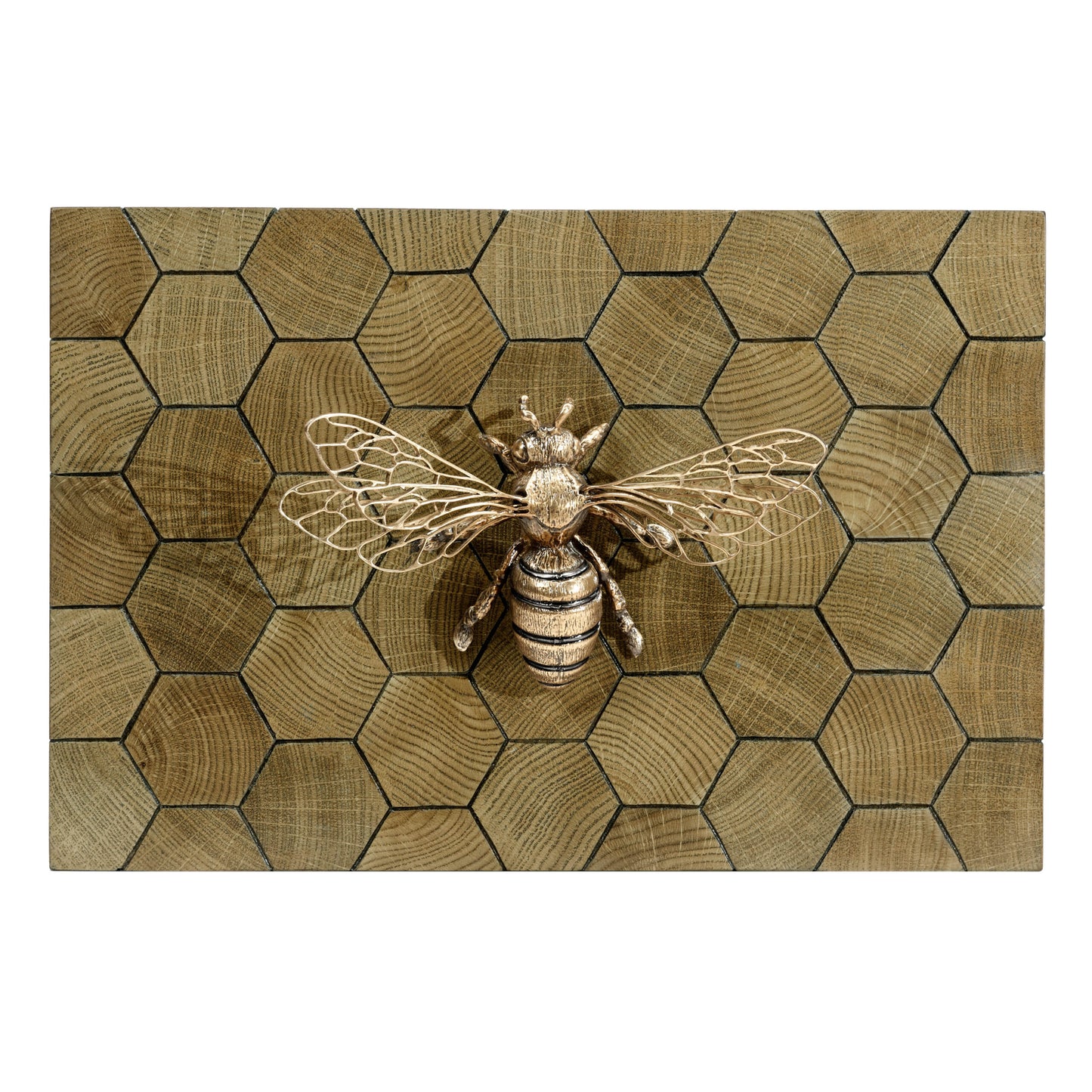 Rectangular Oyster Honeycomb Oak Bee Box | Jonathan Charles