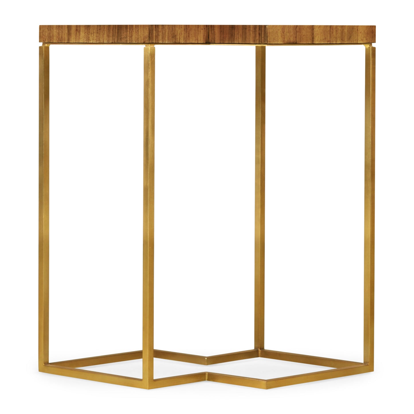 Double Diamond Bookmatched Walnut Side Table | Jonathan Charles