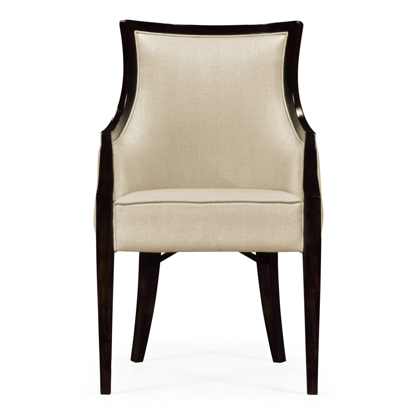 Smoked Grey Eucalyptus Dining Armchair | Jonathan Charles