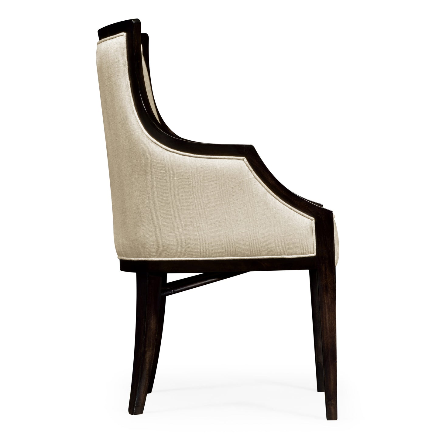 Smoked Grey Eucalyptus Dining Armchair | Jonathan Charles