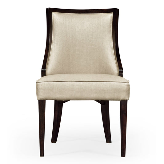 Smoked Grey Eucalyptus Dining Side Chair | Jonathan Charles