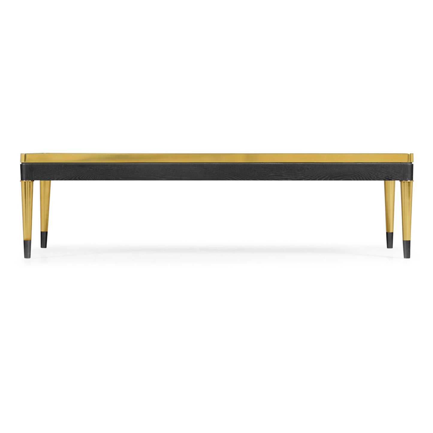 Rectangular Ebonised Oak & White Calcutta Marble Coffee Table Set (Set of 3) | Jonathan Charles