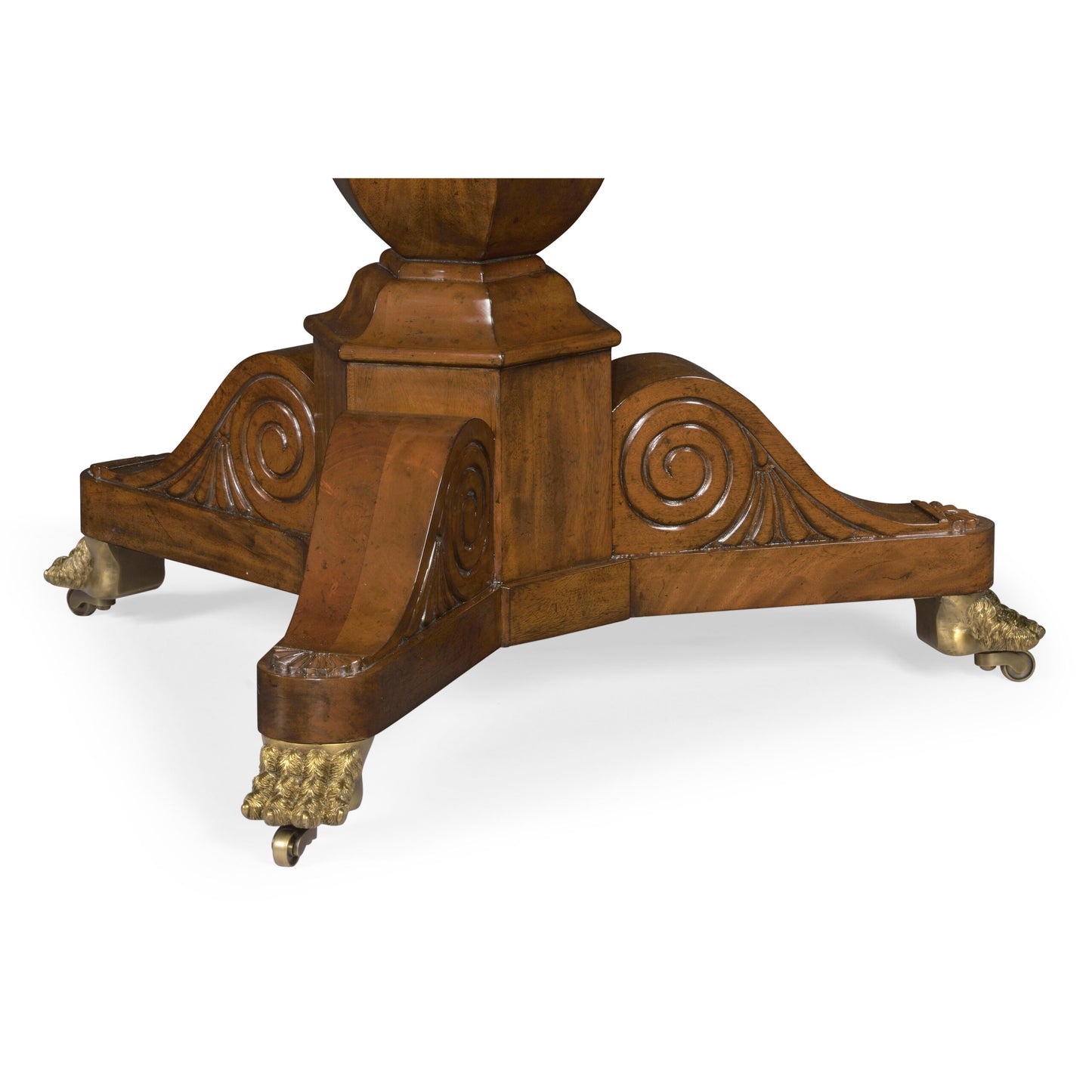 Medium Mahogany & Marquetry Left Hall Tilted Top Centre Table | Jonathan Charles