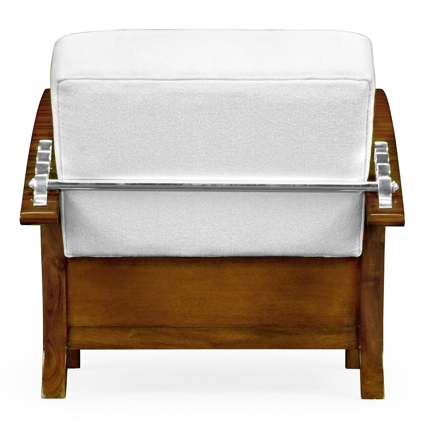 Moderne High Lustre Santos RoseWood  Armchair | Jonathan Charles