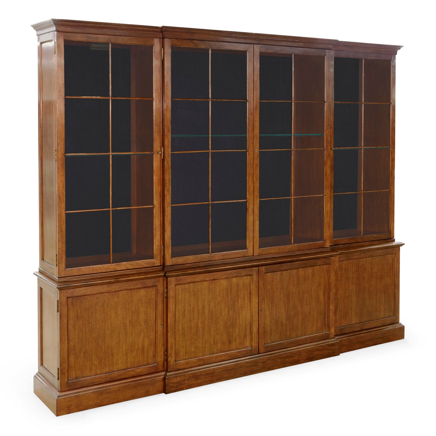 Large George III Imperial Mahogany Bookcase Cabinet | Jonathan Charles