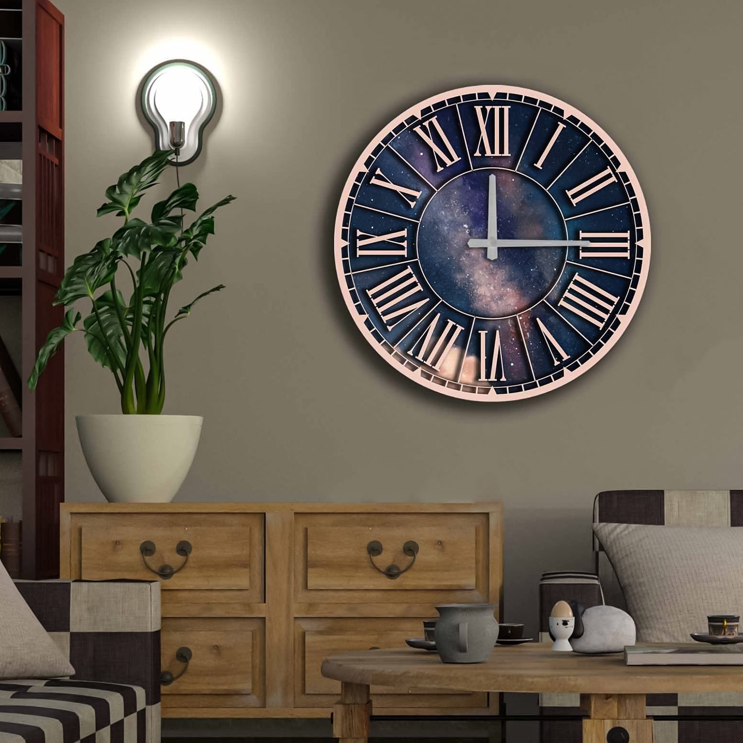 Decorative MDF Clock