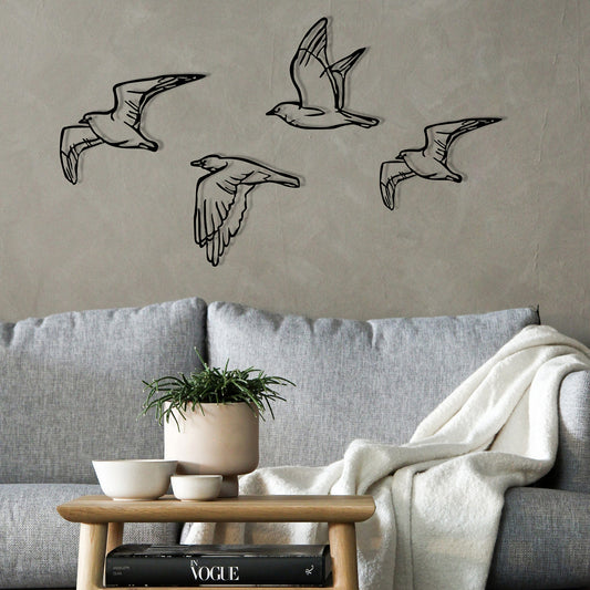 Decorative Bird Metal Wall Accessory