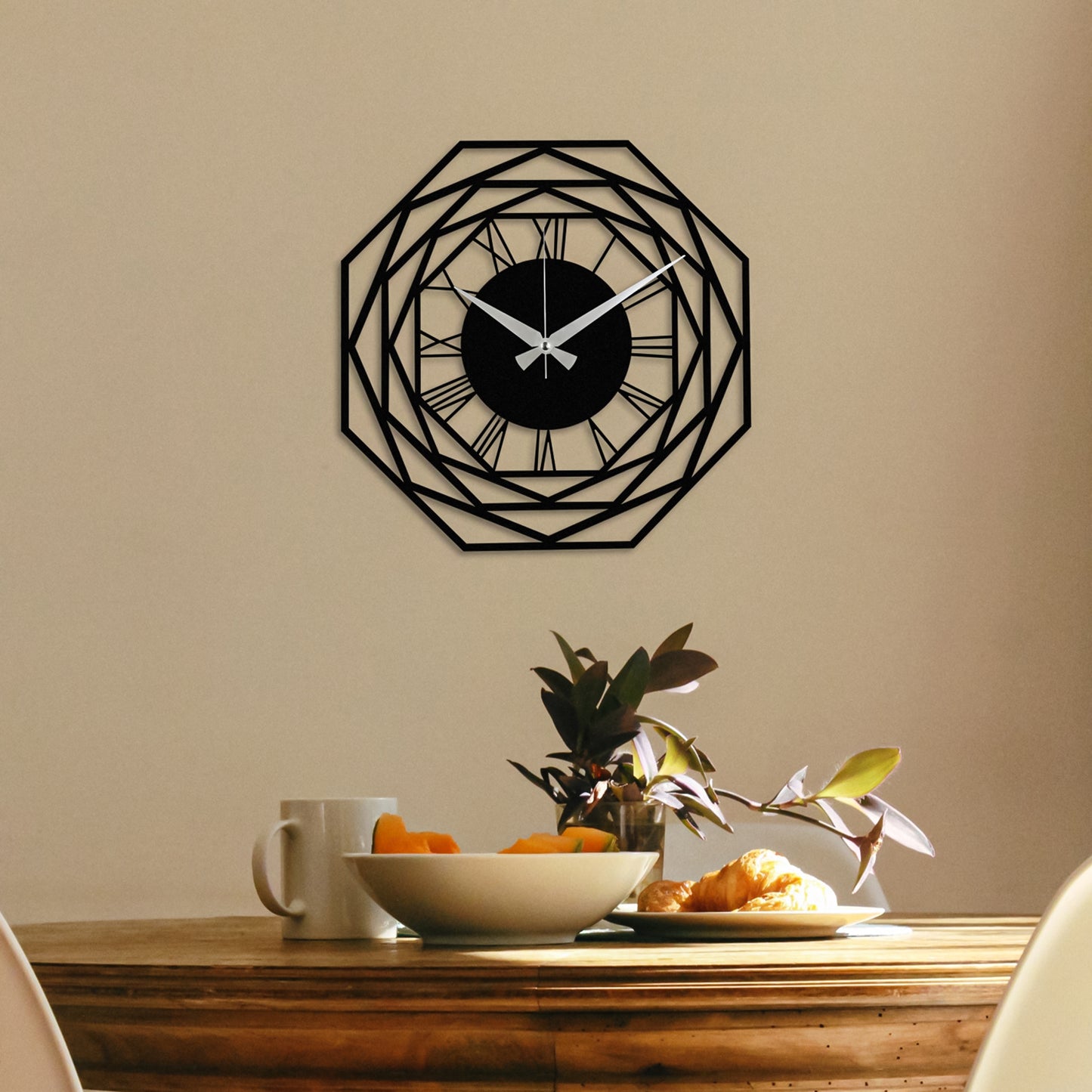 Decorative Metal Wall Clock