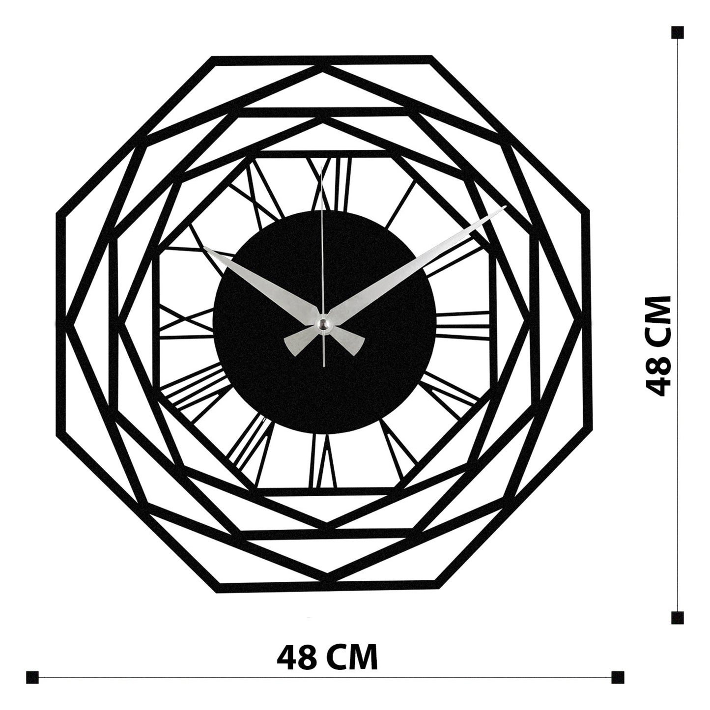 Decorative Metal Wall Clock