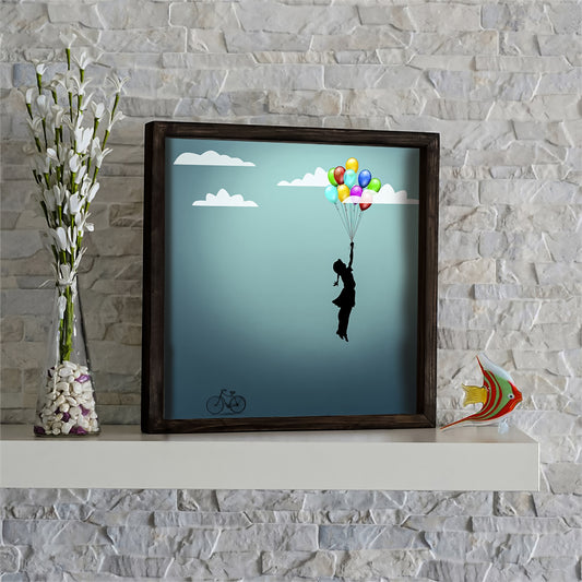 Decorative Framed MDF Painting