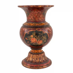 Wooden Vase Hand Painted | The Gallery