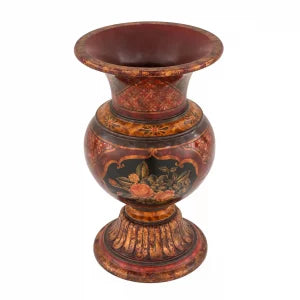 Wooden Vase Hand Painted | The Gallery