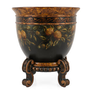 Jungle Wooden Planter Hand Painted | The Gallery