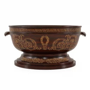 Oval Bowl with Hand Carvings | The Gallery