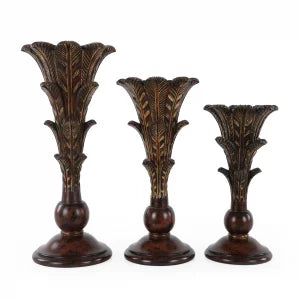 Feather Bloom Candle Holder,(Set of 3) | The Gallery