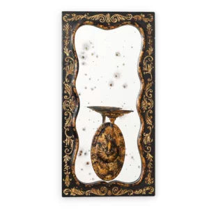 Antique Mirror w Candle Holder | The Gallery