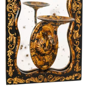 Antique Mirror w Candle Holder | The Gallery