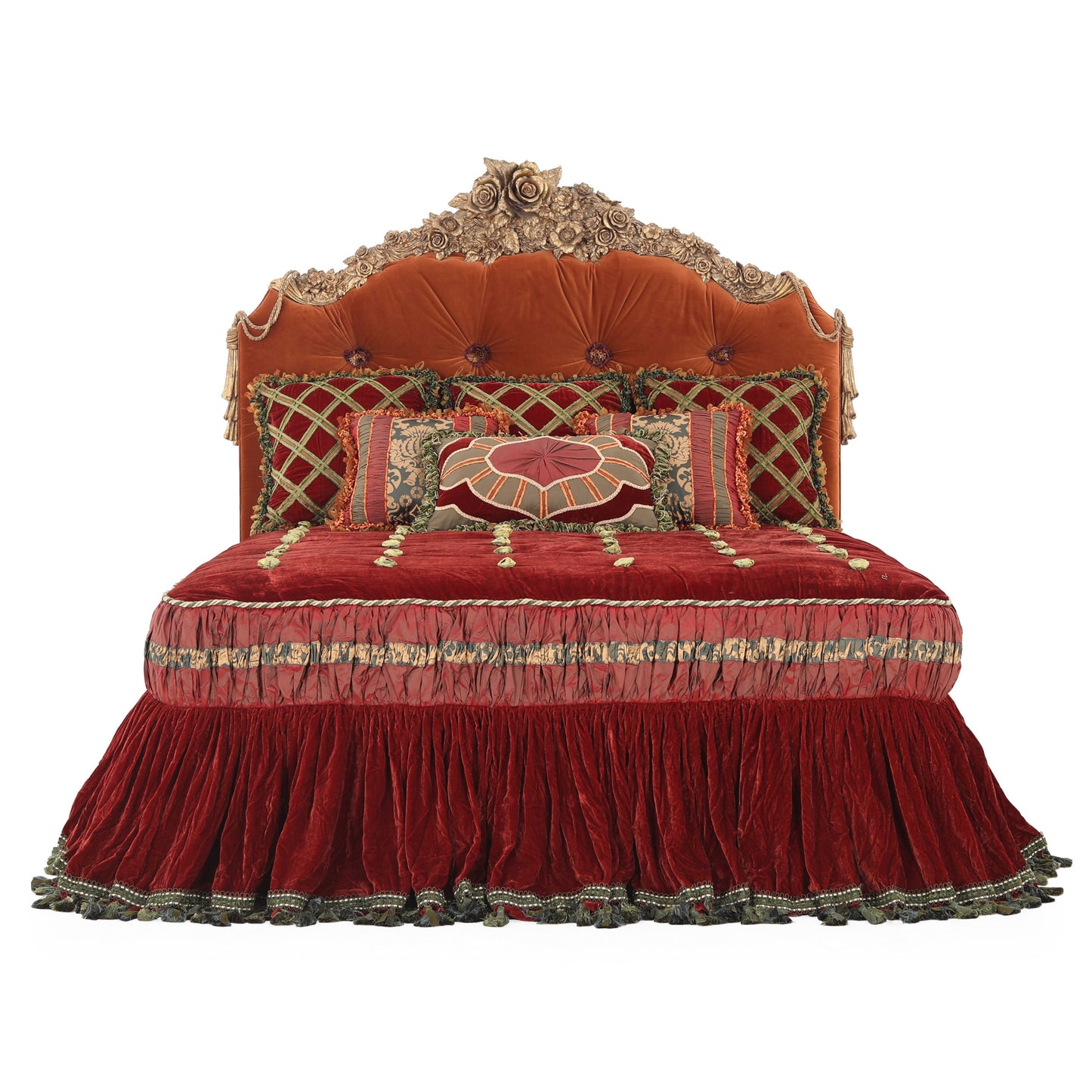 Balinese Queen Headboard Brown | Bed Room