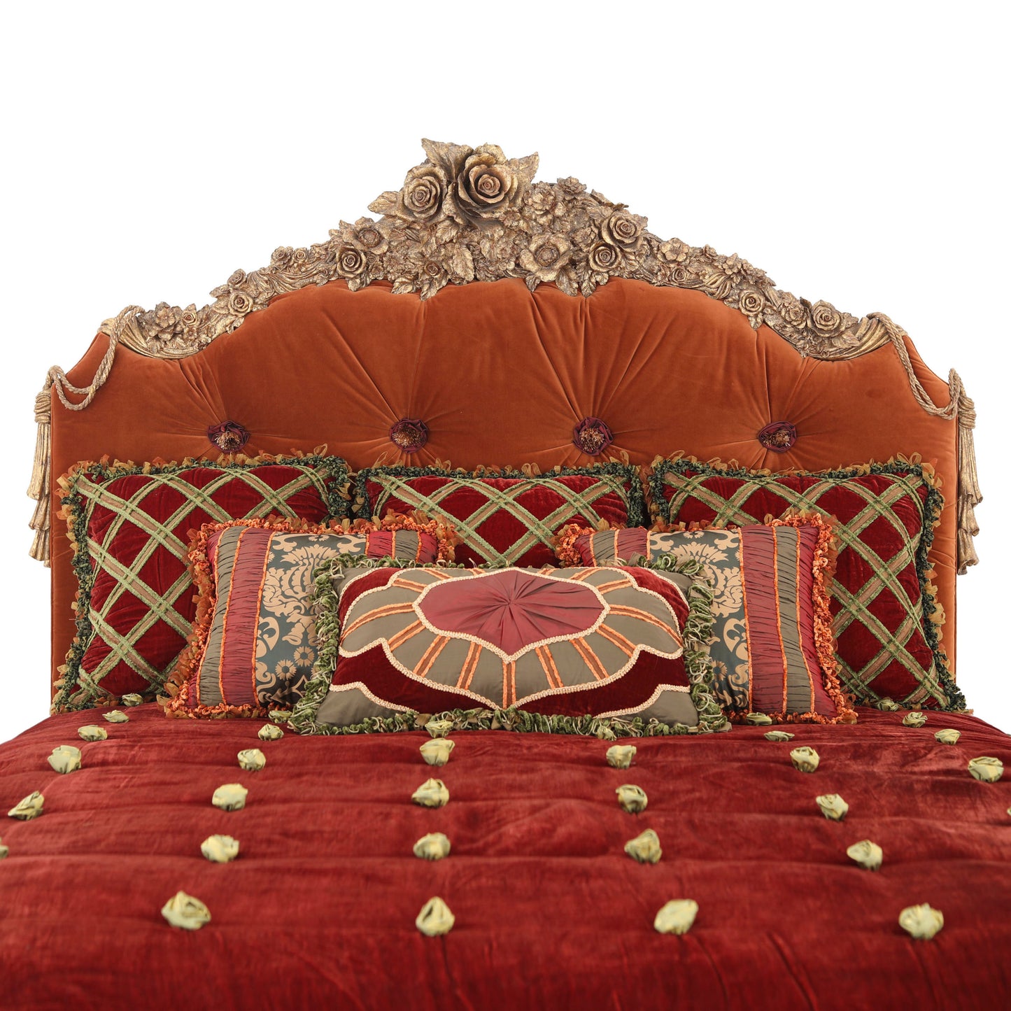 Balinese Queen Headboard Brown | Bed Room