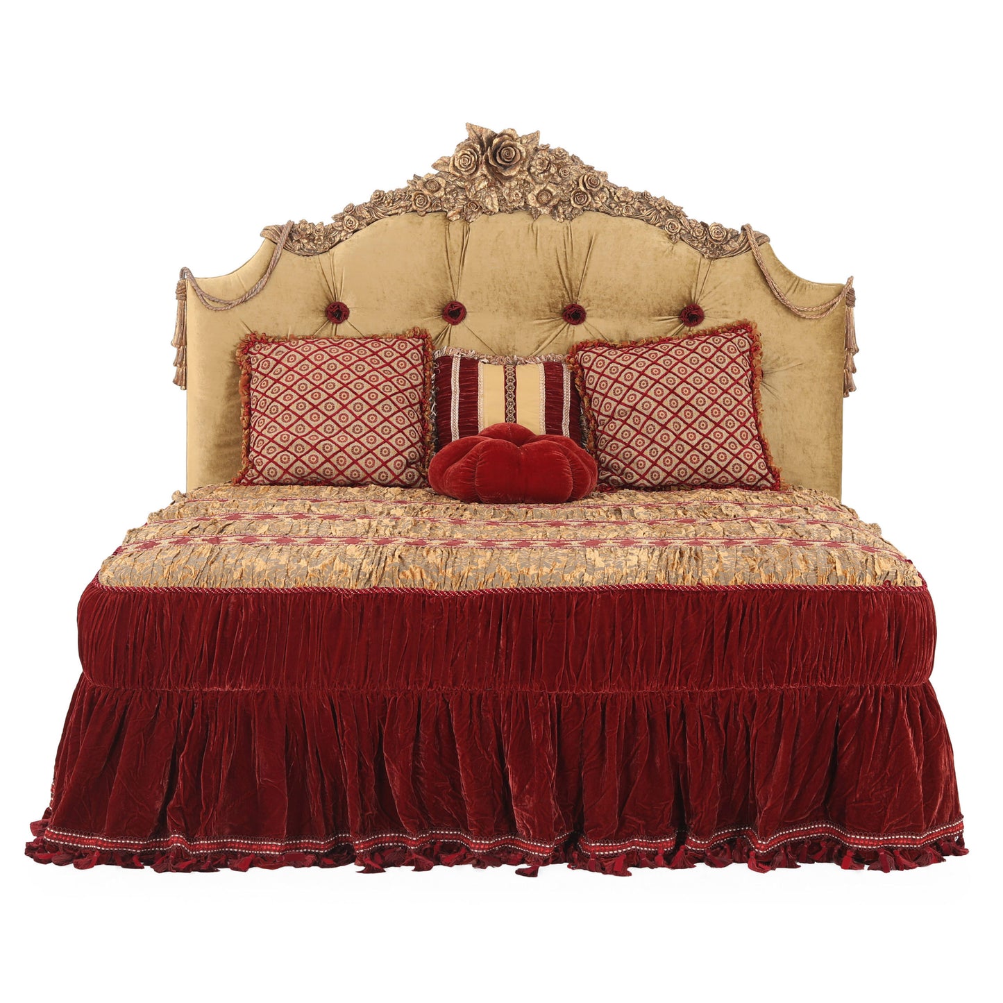 Balinese King Headboard Red | Bed Room