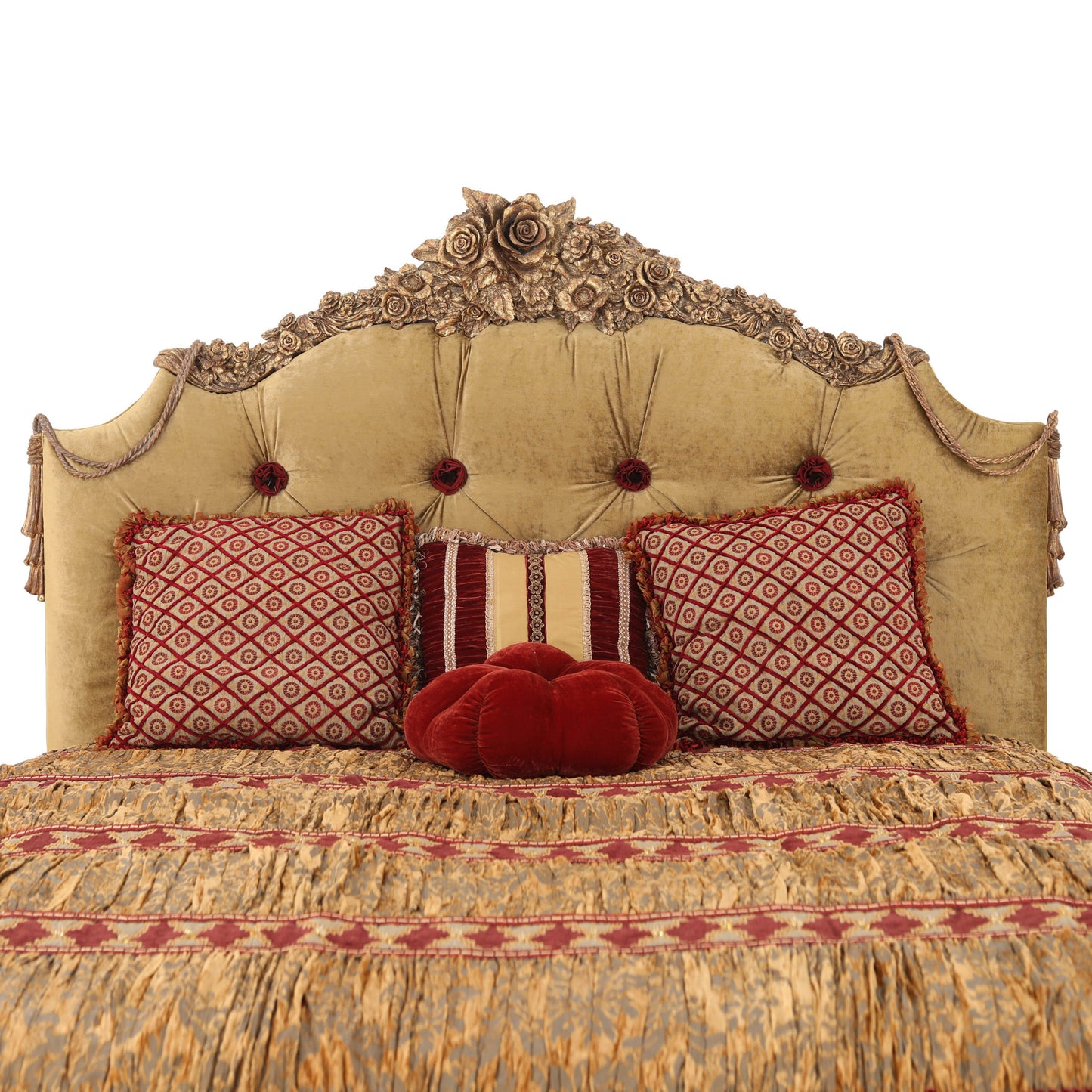 Balinese King Headboard Red | Bed Room