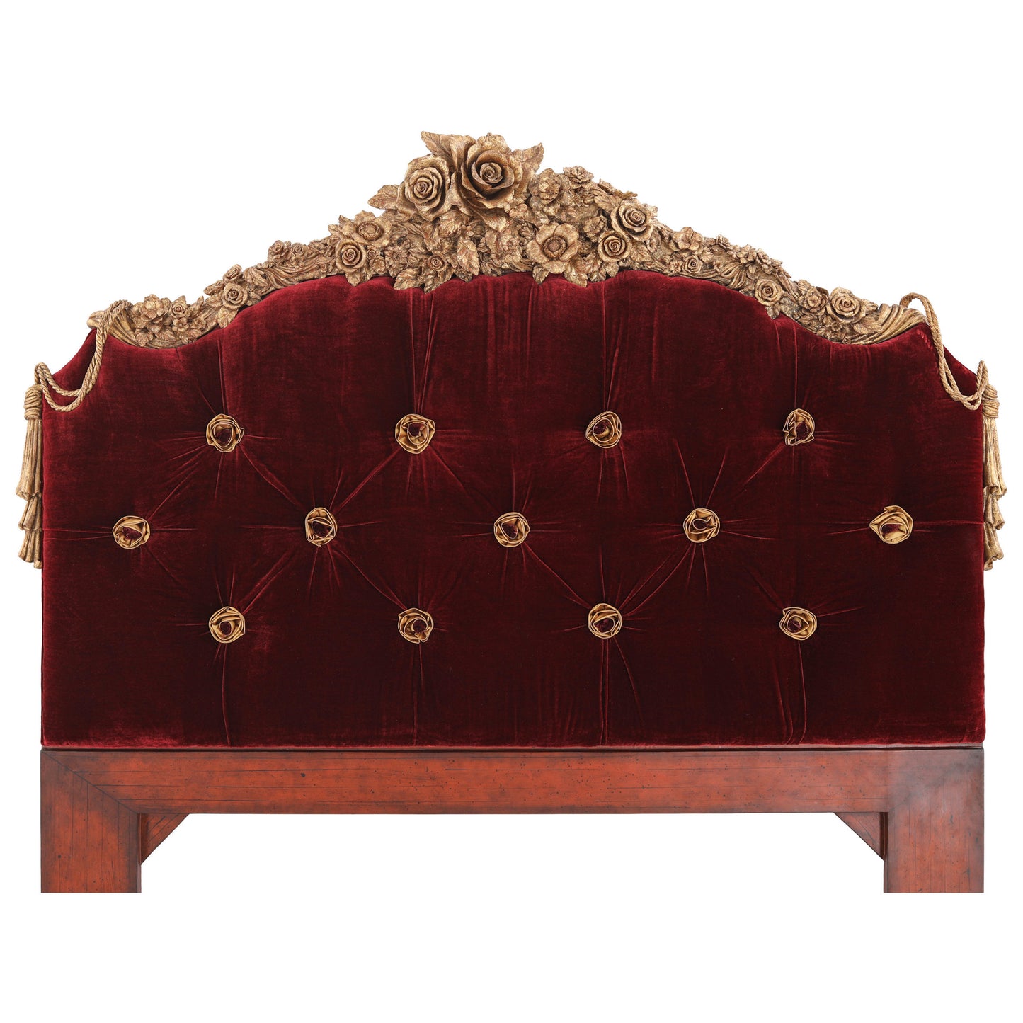 Balinese Queen Headboard Red | Bed Room