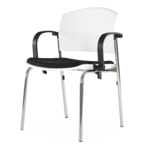 Visitor Chair, Upholstered, Armrests | Dauphin