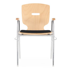 Visitor Chair, Shell with uph seat | Dauphin