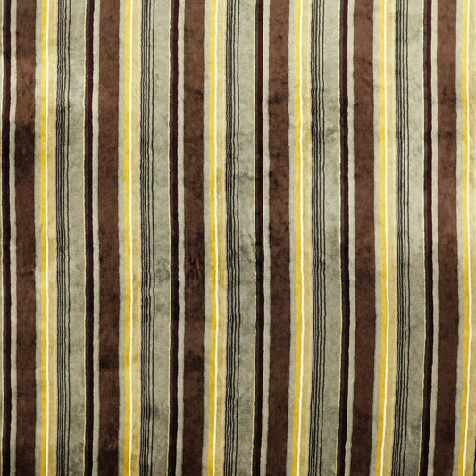 Turenne Striped velvet