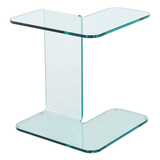 Twin Coffee Table in curved glass of 12 mm for the transpare | Fiam