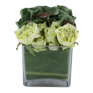 Rainforest Bouquet in Glass Vase | The Gallery