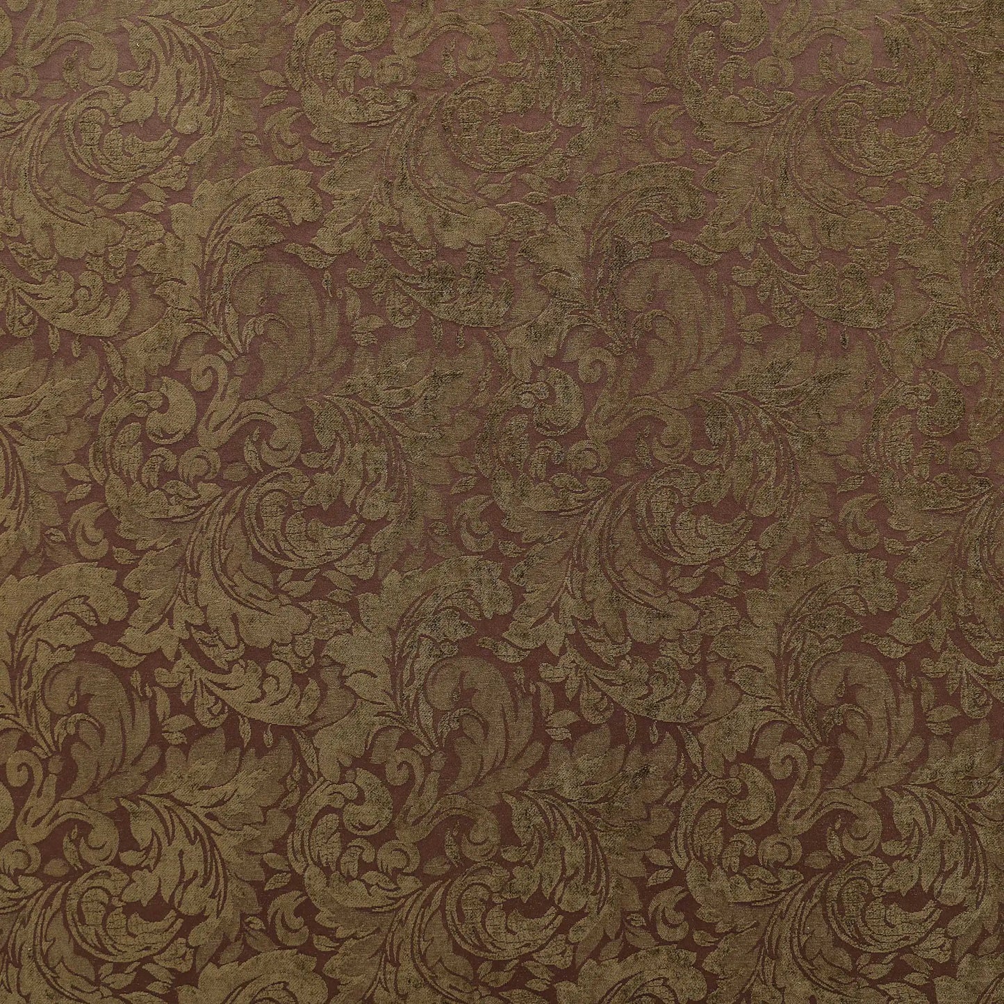 Glazed Damask Purple Fabric