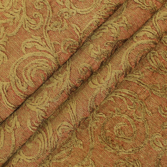 Himalayas leafy design chenille fabric