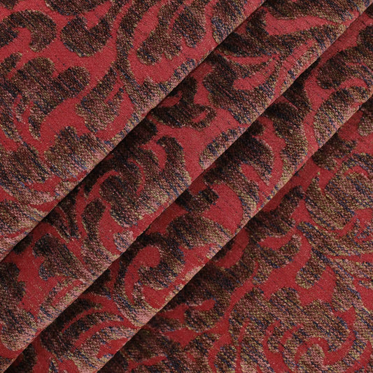 Lydia leafy chenille fabric