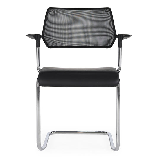 MOVYis3 Mesh Stackable Cantilever Armchair