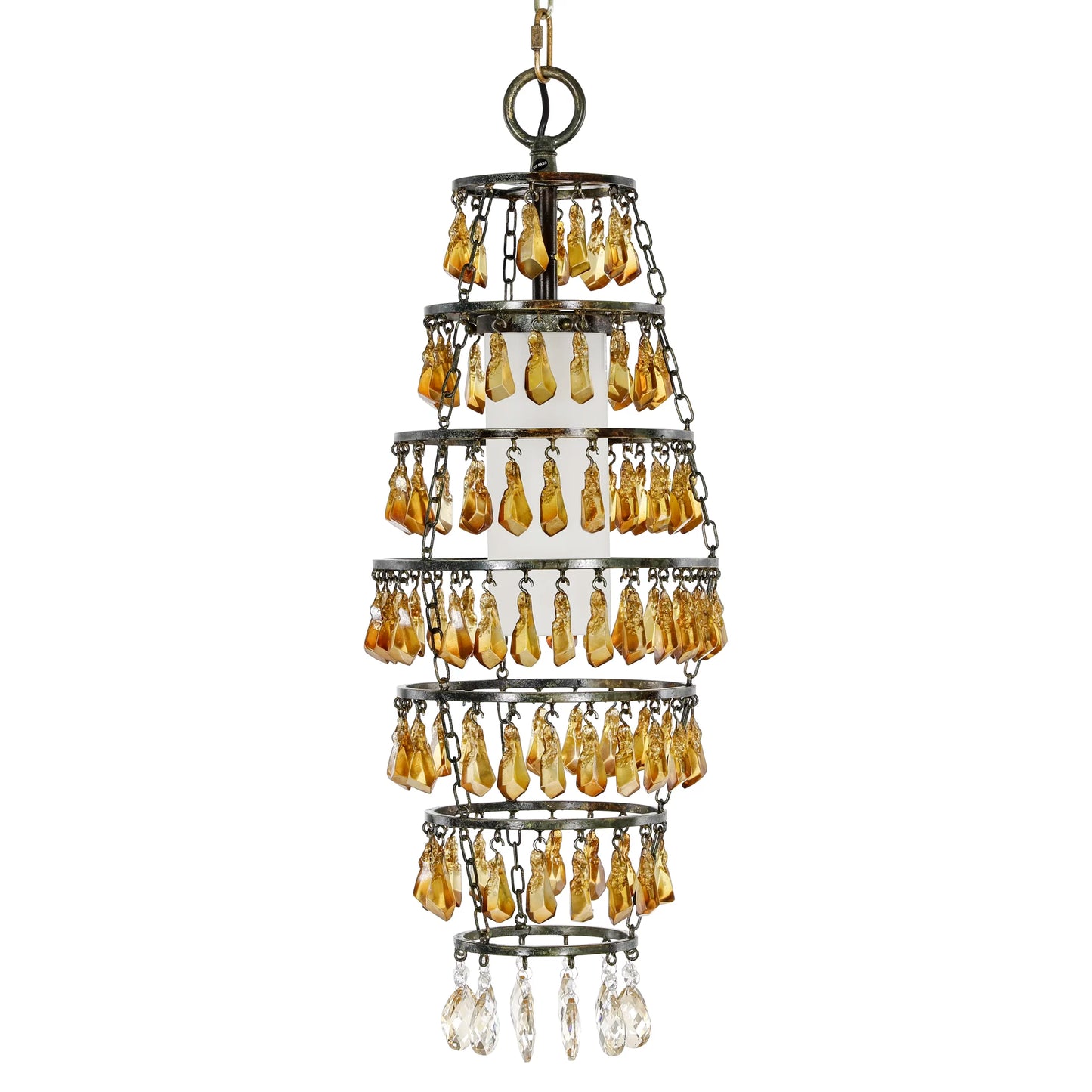 Stones Pendant Amber | Decorative Lighting