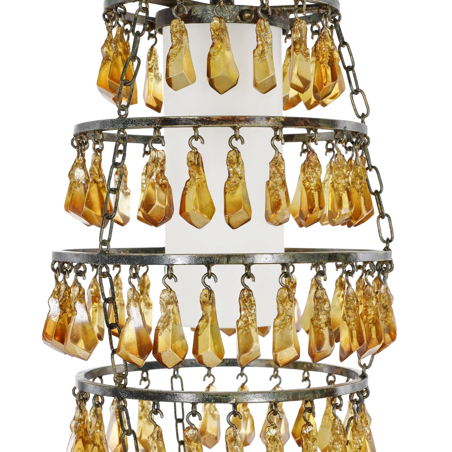 Stones Pendant Amber | Decorative Lighting