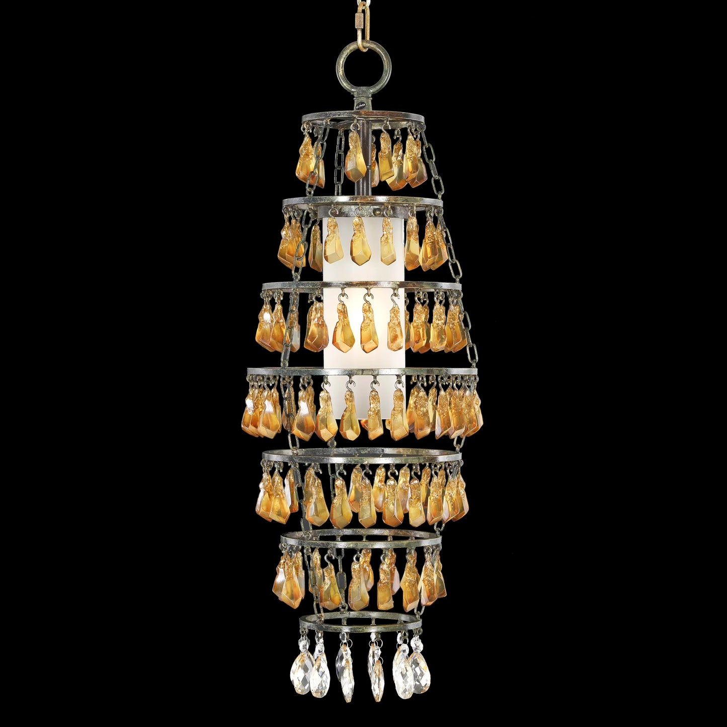 Stones Pendant Amber | Decorative Lighting