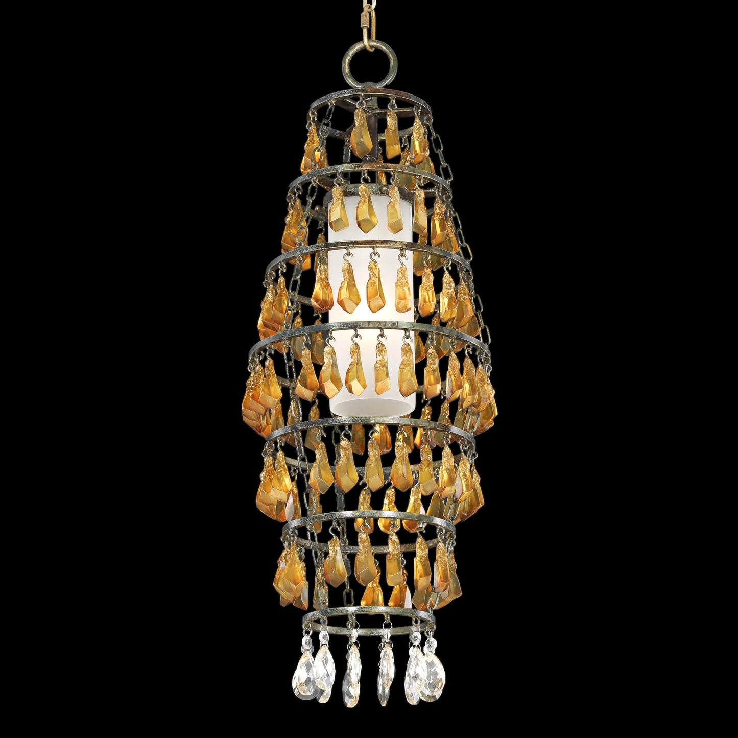 Stones Pendant Amber | Decorative Lighting