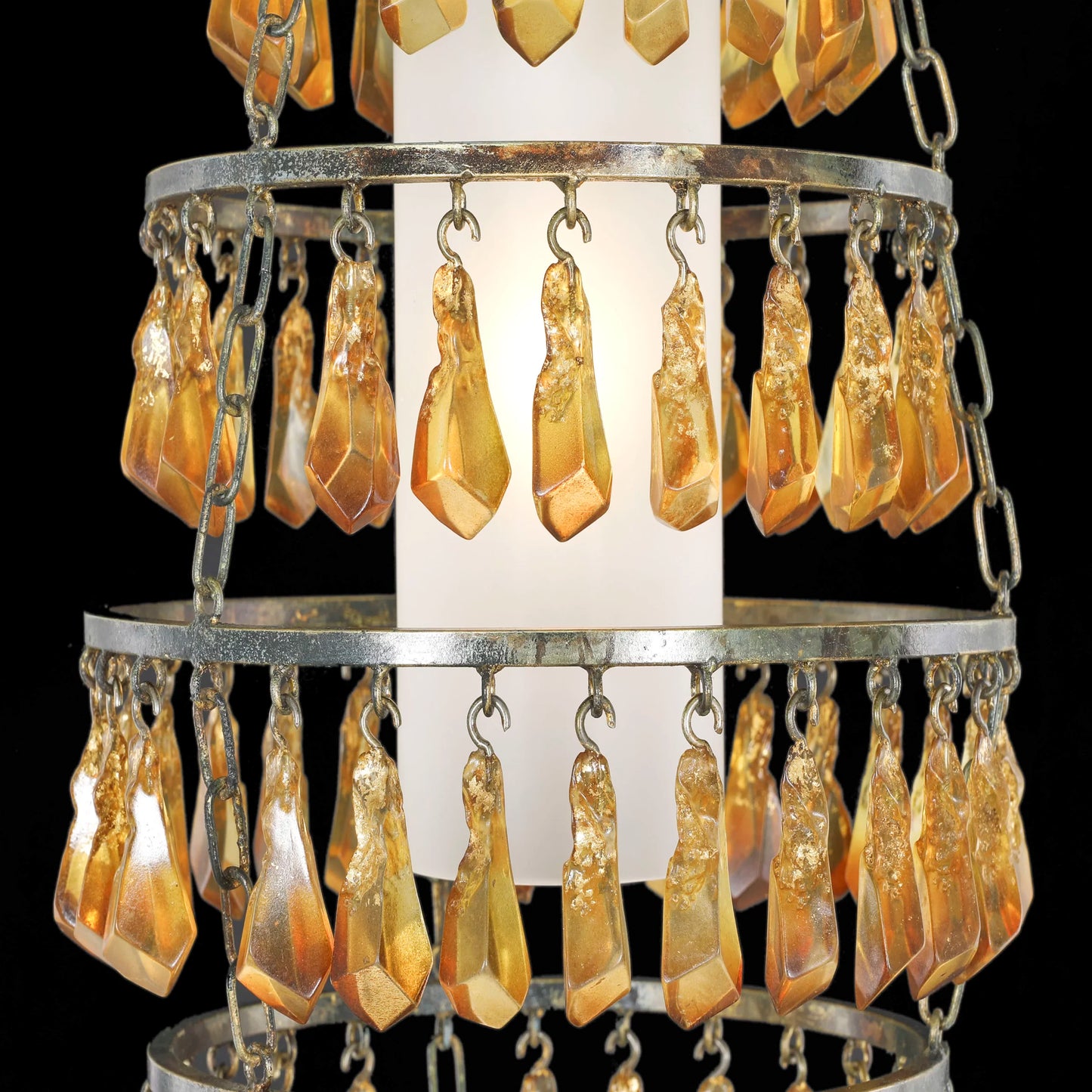 Stones Pendant Amber | Decorative Lighting