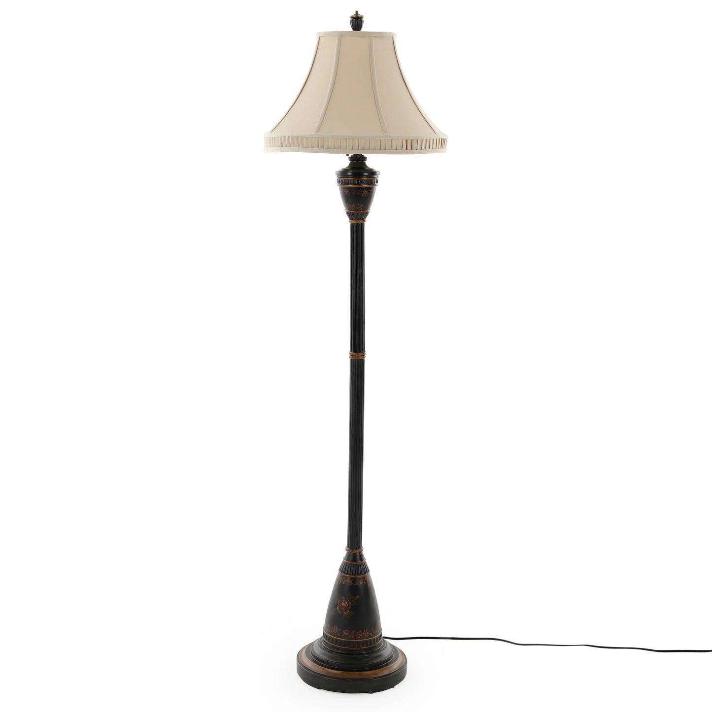 Dark Wood  Floor Lamp | The Gallery