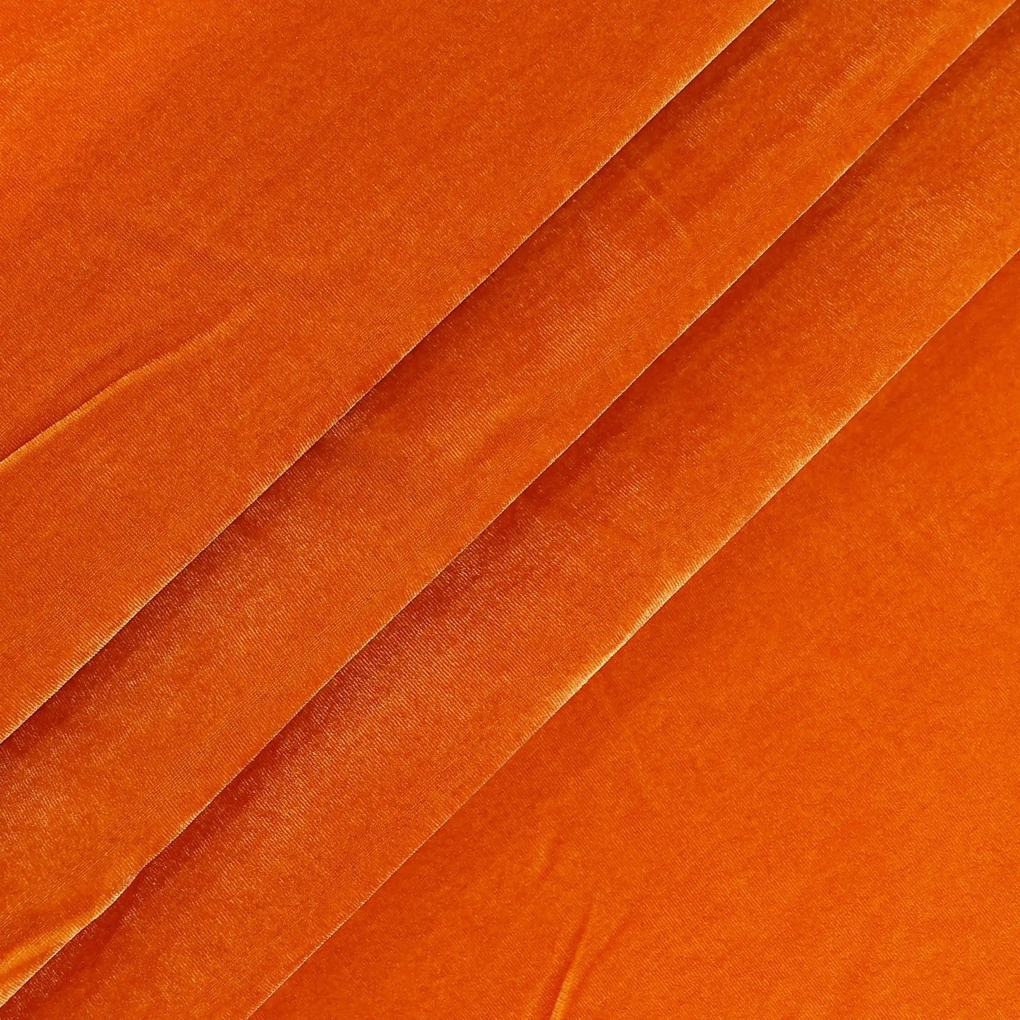 Luxury Soft Velvet Orange Fabric