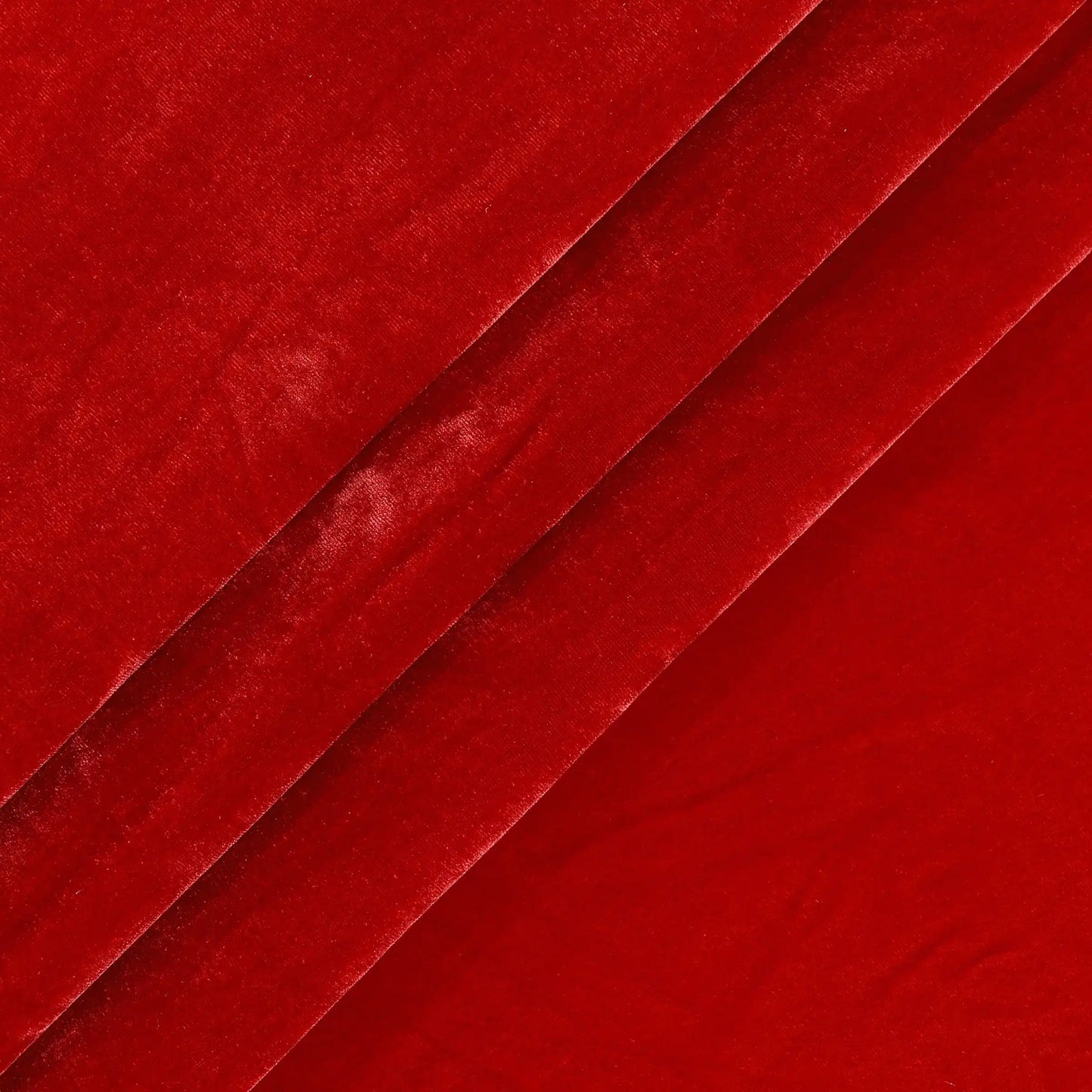 Luxury Soft Velvet Red Fabric