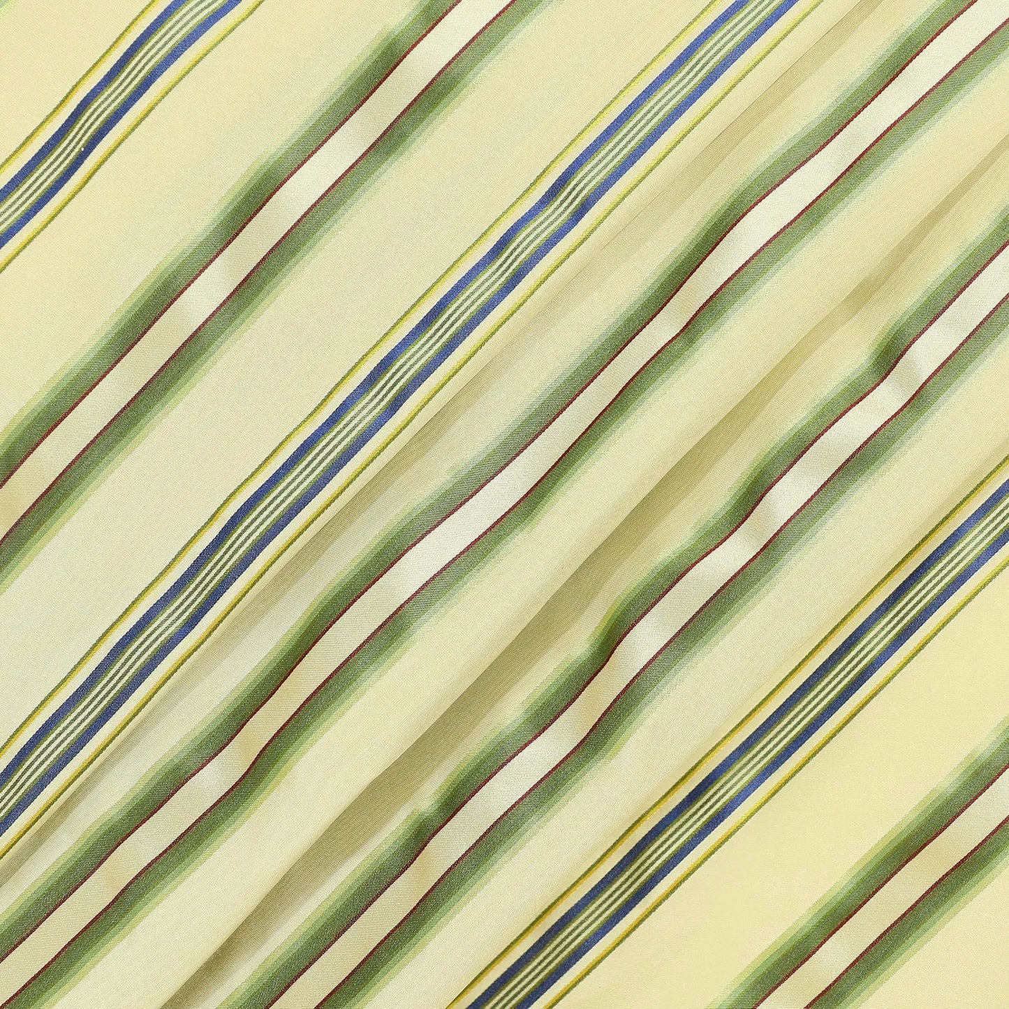 Ocean Silk Stripe Fabric