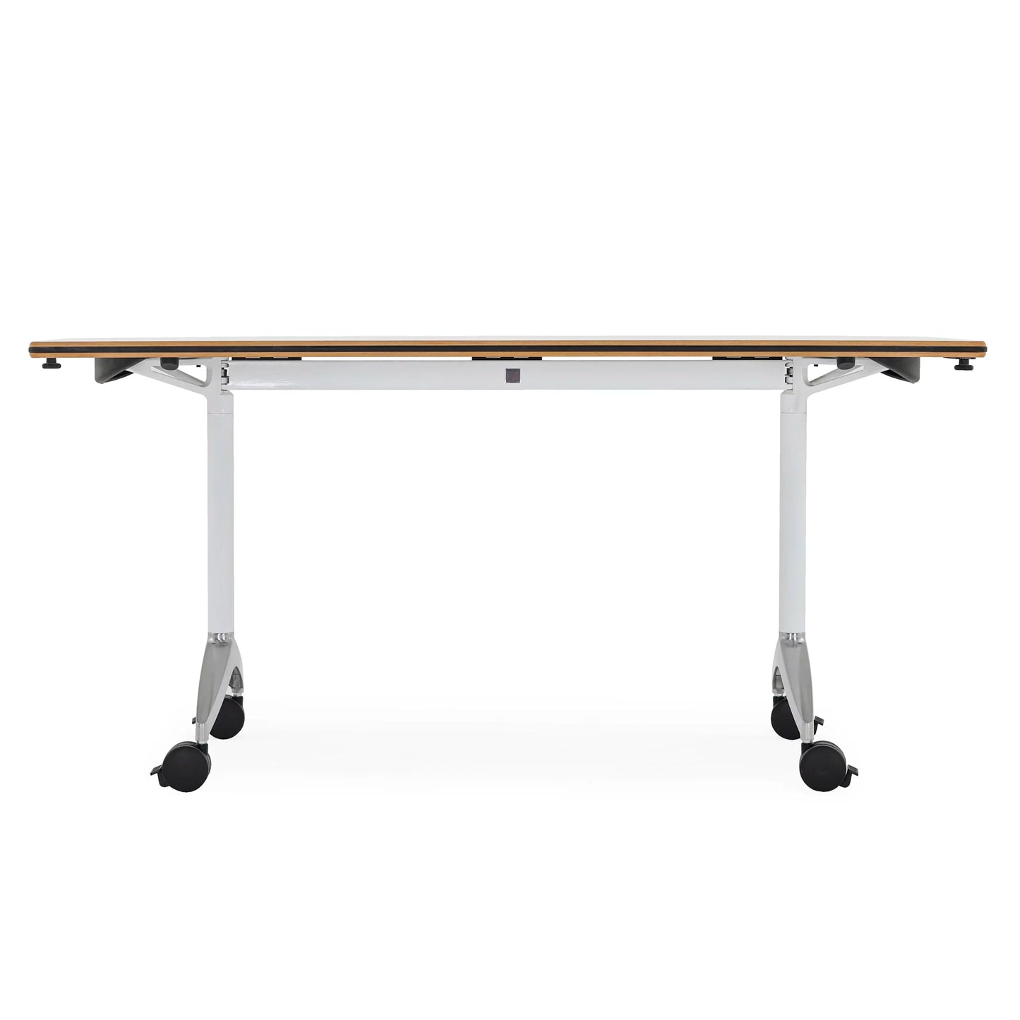 Timetable White PlyWood  Mobile Office Table