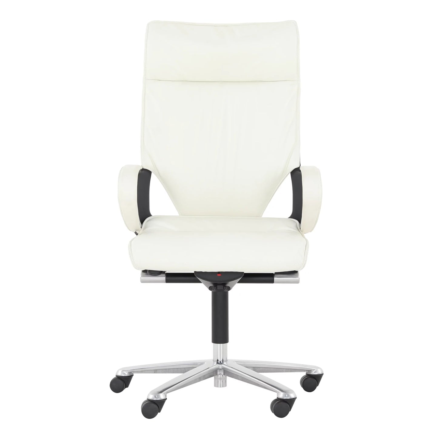 Modus White Leather Executive Office Chair