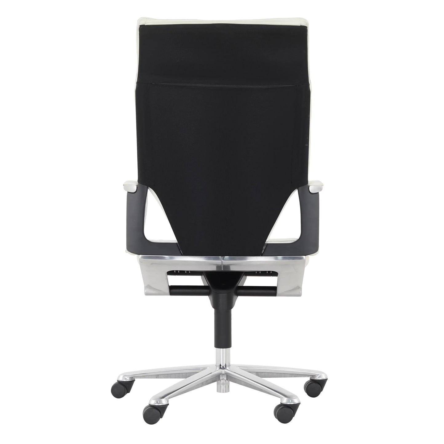 Modus White Leather Executive Office Chair