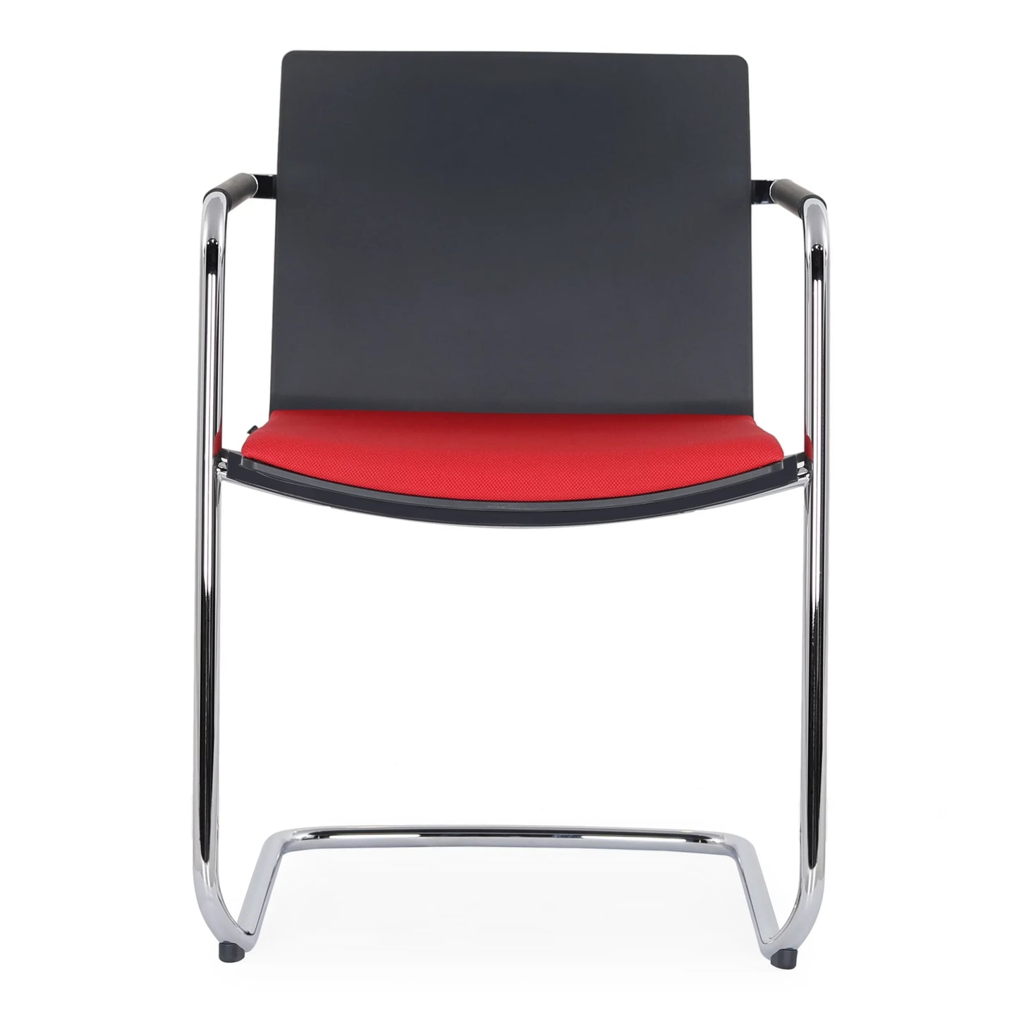 Neos Red Fabric Office Cantilever Chair